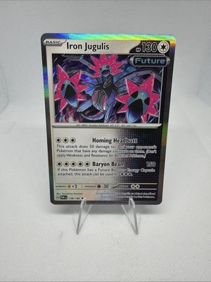 Iron Jugulis Rare Holo  158/182 Scarlet Violet Paradox Rift Unplayed NEW NM!!