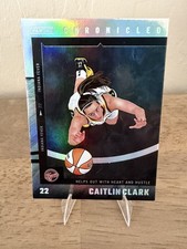 2025 Panini Chronicled Caitlin Clark WNBA #40 Silver Holo Foil Indiana Fever SP
