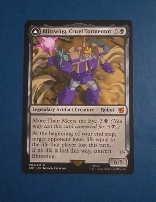 NM Blitzwing, Cruel Tormentor   Adaptive Assailant 04/15 BOT Transformers 