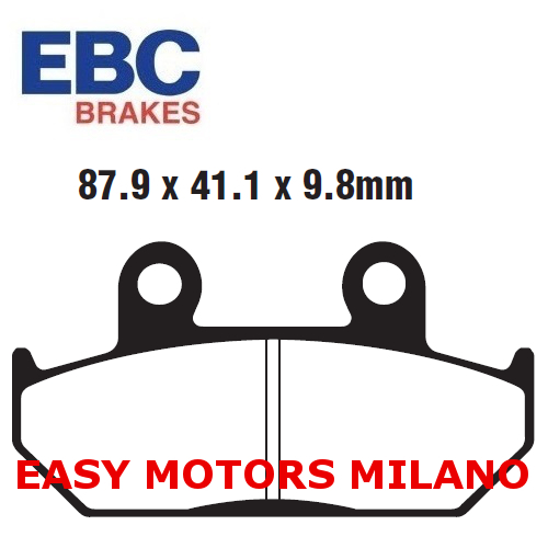 FA124/2 EBC Paire Plaquettes de Frein Avant Honda Gl L Goldwing 1500 1990-2000 - Photo 1/1