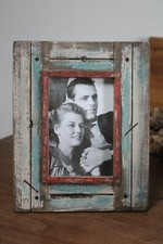 Fotorahmen Shabby-Style♥aus Holz♥Fotogröße 10 x 15 cm♥Bilderrahmen rustikal