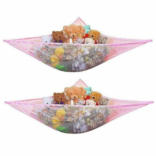Large Soft Toy Teddy Hammock Mesh Net Baby Childs Bedroom Nursery Tidy Organizer - Picture 17 of 17