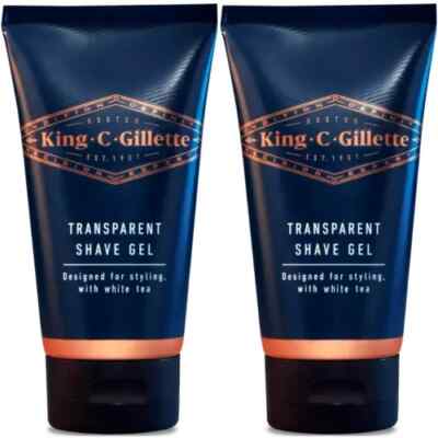 2 x King C. Gillette Rasiergel 150 ml Cooling Sensation