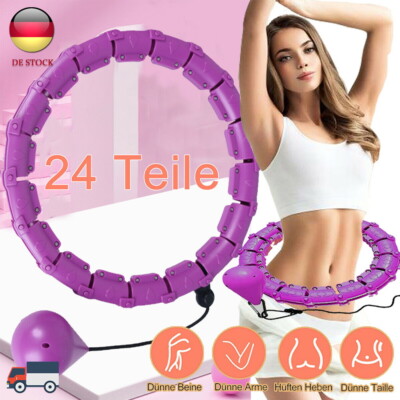 24 Teile Smart Hula Hoop Einstellbar Fitness Massagenoppen Bauchtrainer Neu 24 Teile Smart Hula Hoop Einstellbar Fitness Massagenoppen Bauchtrainer Neu