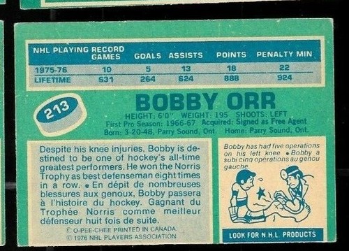 1976-77 OPC 76-77 O PEE CHEE NHL HOCKEY CARD & ERROR VARIATION 132-264 SEE LIST - Picture 229 of 345