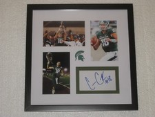 Connor Cook Signed Autograph Card Framed Michigan State Football Rose Bowl COA