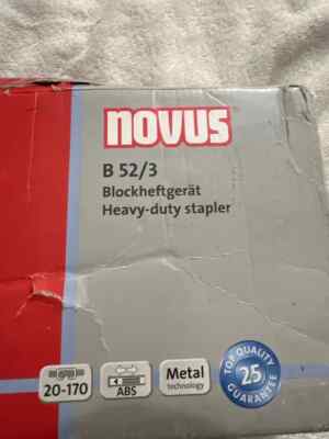 Novus Heavy-duty Stapler New in Box Free Shipping