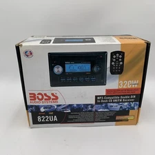 Boss Audio 822UA In-Dash Head Unit Car Stereo CD Receiver  MP3/CDR/RW