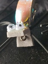 BASS FLIES SIZE 6 FROGS GRAY FRONTIER ELECTRIC FLY FISHING POPPERS