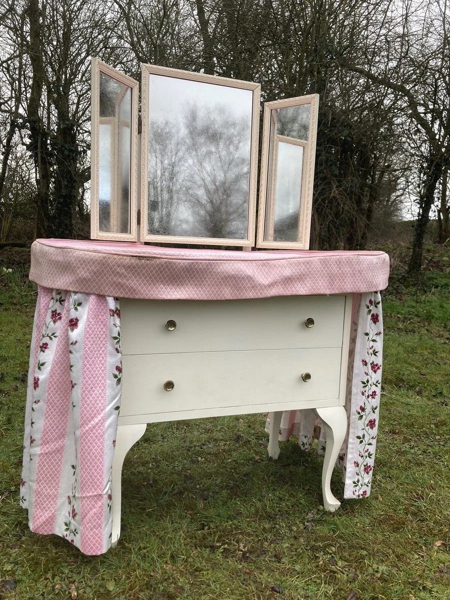 Vintage kidney 2024 shaped dressing table