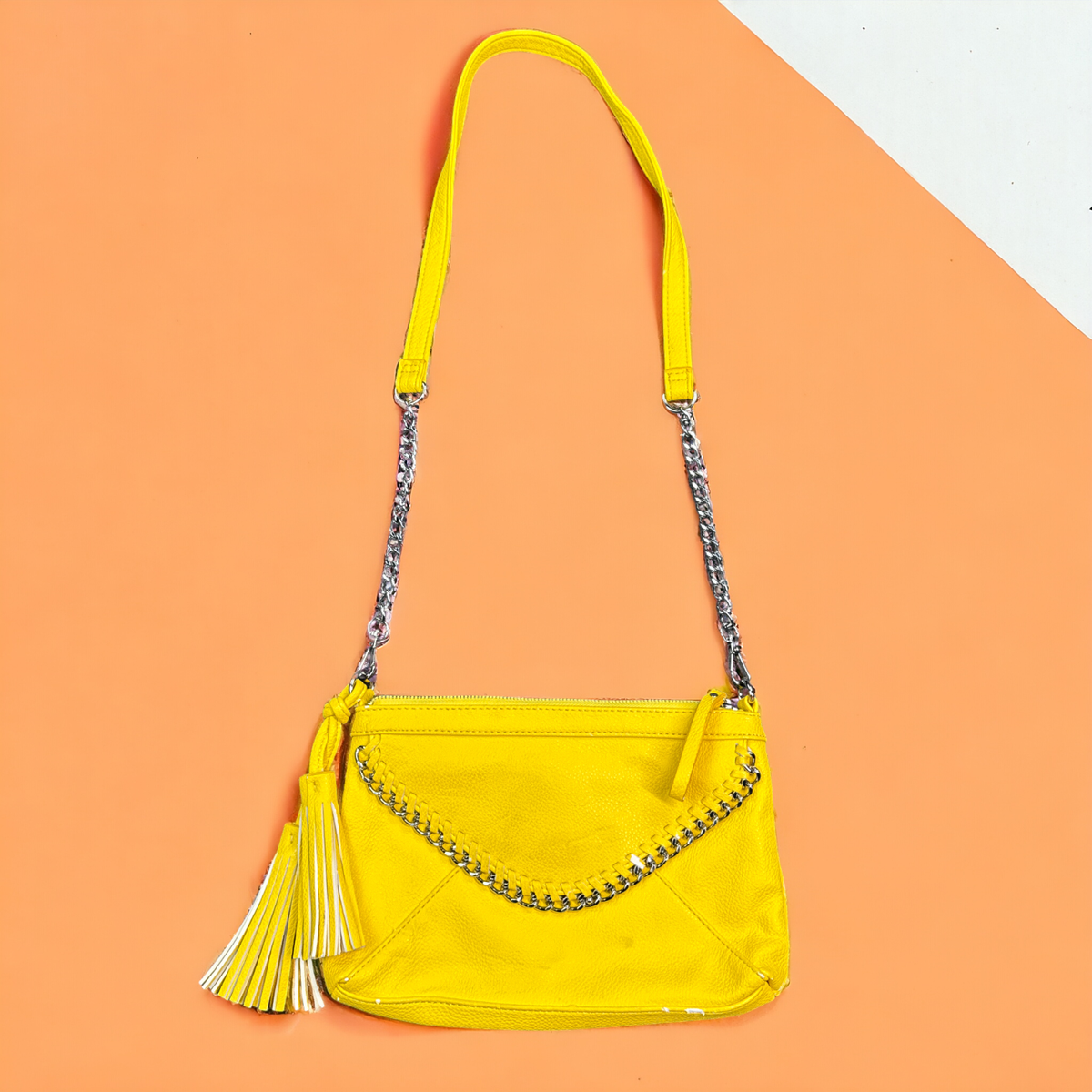 Carlos Santana Crossbody Purse Handbag Shoulder Bag Chain Strap Designer