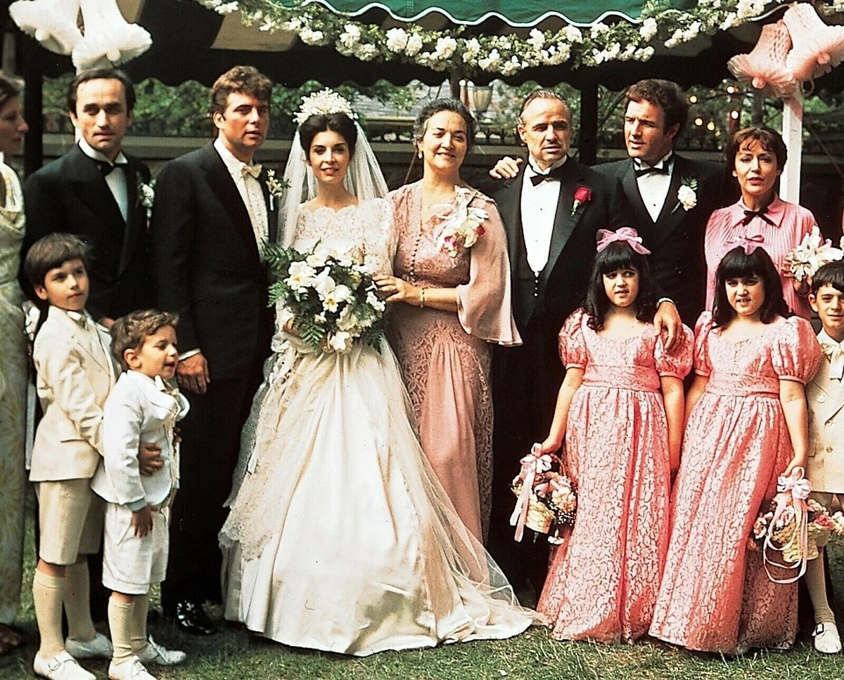 Cast The Best Bride The Godfather Cast Wedding Scene 8x10 Picture