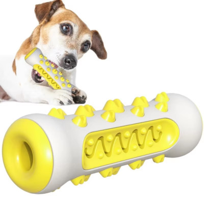 Rubber Dog Molar Toothbrush Toys Chew Cleaning Teeth Safe Puppy Dental Care Soft