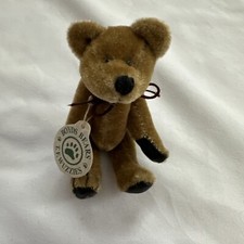 Boyds Bears TF Wuzzie TREVOR Miniature Teddy Bear 2.75 Jointed New Brown