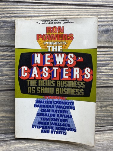 Vintage The News Casters Ron Powers 1977 Paperback Book | eBay