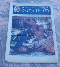 1923 GEN WASHINGTON KIDNAPPED LIBERTY BOYS OF 76 #1018 FRANK TOUSEY DIME NOVEL