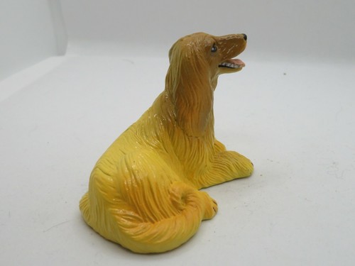 Vintage NEW-RAY Rubber Plastic Dog Toy Figurine Realistic Afghan Hound - Picture 3 of 4
