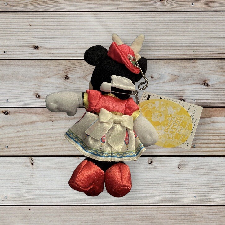 Tokyo Disney SEA Resort Minnie Mouse Easter 2019 Plush Keychain
