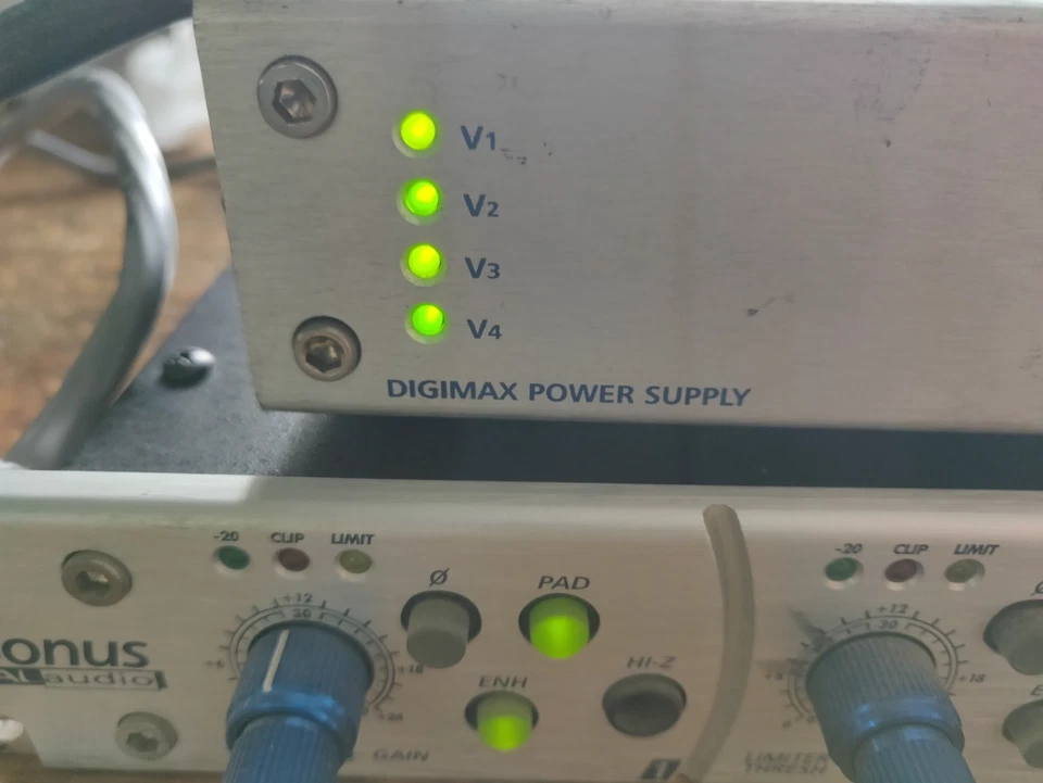 Preamplificatore Classe A 8 canali Presonus Digimax 96 Khz ADAT - Immagine 4 di 4