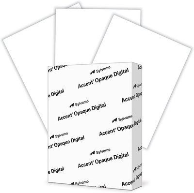 Accent Opaque White Printer Paper, 8.5  X 11  40Lb Bond/100Lb Text Copy Paper, 2