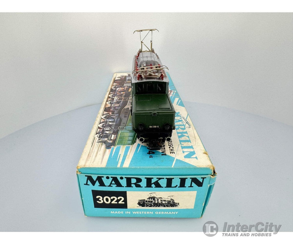Marklin 3022 HO DB E94 German Crocodile 194 091-5 Analog AC Marklin 3022 HO DB E94 German Crocodile 194 091-5 Analog AC
