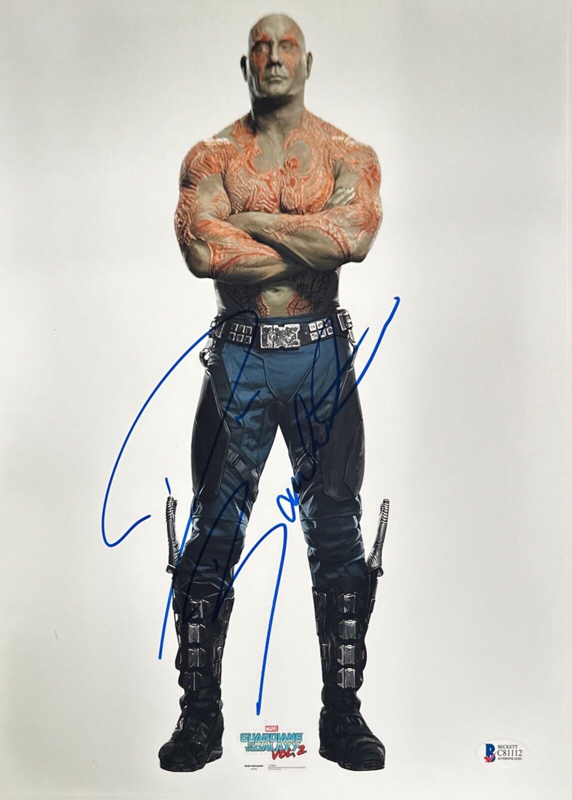 BATISTA ( DAVE BAUTISTA) 8x10 Glossy Photo