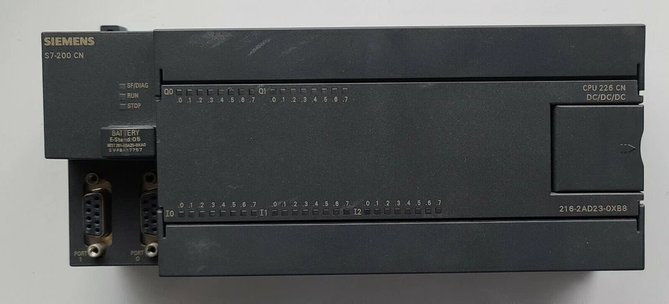 1PC PLC CPU 226CN Module 6ES7 216-2AD23-0XB8 6ES7216-2AD23-0XB8 Siemens - Bild 2 von 4