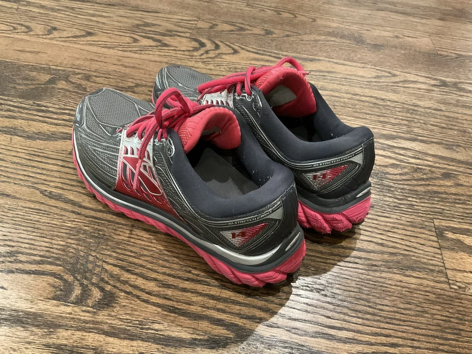 Brooks Glycerin 14 Mujer Rosa Plata Gris Estampado Elástico 3D Talla 9.5 Foto 2 de 4