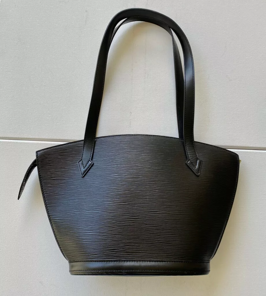 Louis Vuitton Women Black Epi Leather St-Jacques Shopping Tote One