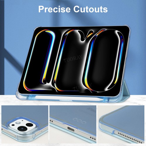 For Apple iPad Pro 11 13 Air 13 11 M3 2025 Smart Case Stand Tablet Cover Book - Picture 59 of 66