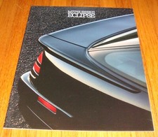 Original 1990 Mitsubishi Eclipse Deluxe Sales Brochure Catalog GS GSX Turbo