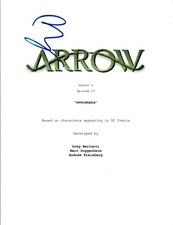 Paul Blackthorne Signed Autograph ARROW S2 E23 Episode Script Transcript COA VD