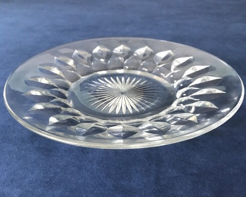PV02567 Heisey #470 INTERCEPTED FLUTE Clear 9" Soup Plate c1920 - Picture 4 of 5
