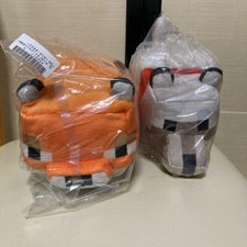 Minecraft Micra BIG Plush doll Fox and Wolf 35cm Prize Furyu Markus Persson