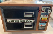 USED VINTAGE 1981 Coleco Electronic Bake Oven, Works, No Box W/ many Extras READ
