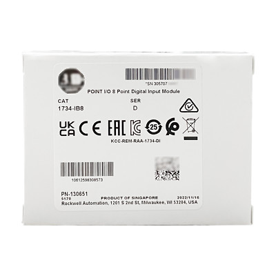 NEW Allen-Bradley 1734-IB8 /D POINT I/O 8 Point Digital Input Module 1734IB8