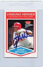 2004 Fleer #175 Jason Michaels Phillies Signed Auto *H7242