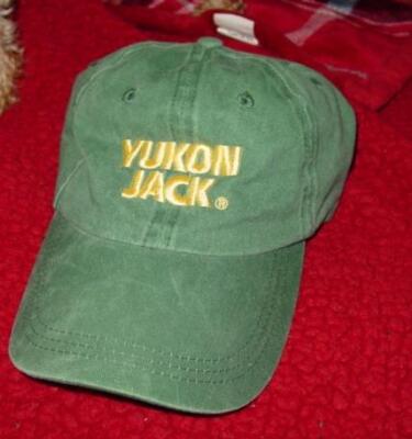 Vintage YUKON JACK Canadian Whiskey Liqueur Baseball Cap / Hat - RARE Design