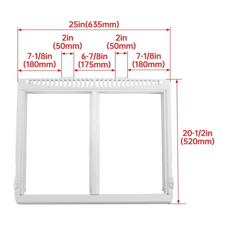 Marco de sartén para refrigerador Electrolux Frigidaire 240364790 Foto 2 de 4