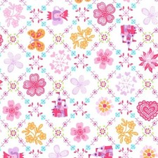 Fat Quarter Princess Charming Royal Sampler Brite 100% Cotton Quilting Fabric