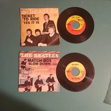 Beatles 45 with picture sleeve you pik from pull down menu several near mint NM