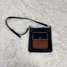 Clark’s Black Vegan Leather Black & Brown Messenger/Crossbody/Shoulder Bag/Purse