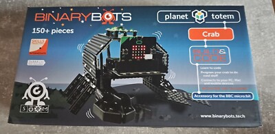Binary Bots -  Planet Totem - Crab -  Programmable Coding Robot Kit  Neu