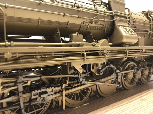 Locomotiva a vapore KM1 scala 1 Franco Crosti BR 50.40 FS ottone serie speciale limitata - Foto 6 di 16