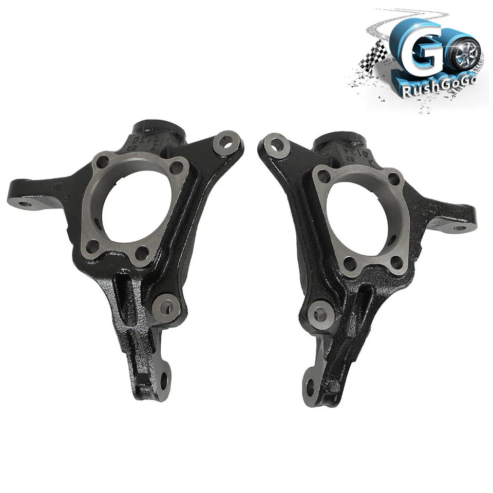 Par de nudillos de husillo de dirección delanteros izquierdo y derecho para Subaru Impreza 2005-2014 Foto 4 de 4