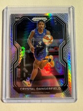K146,077 - 2021 Panini Prizm WNBA Prizms Hyper #41 Crystal Dangerfield
