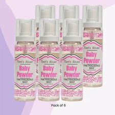 Baby Powder Scent Body Mist Spray - Pack of 6