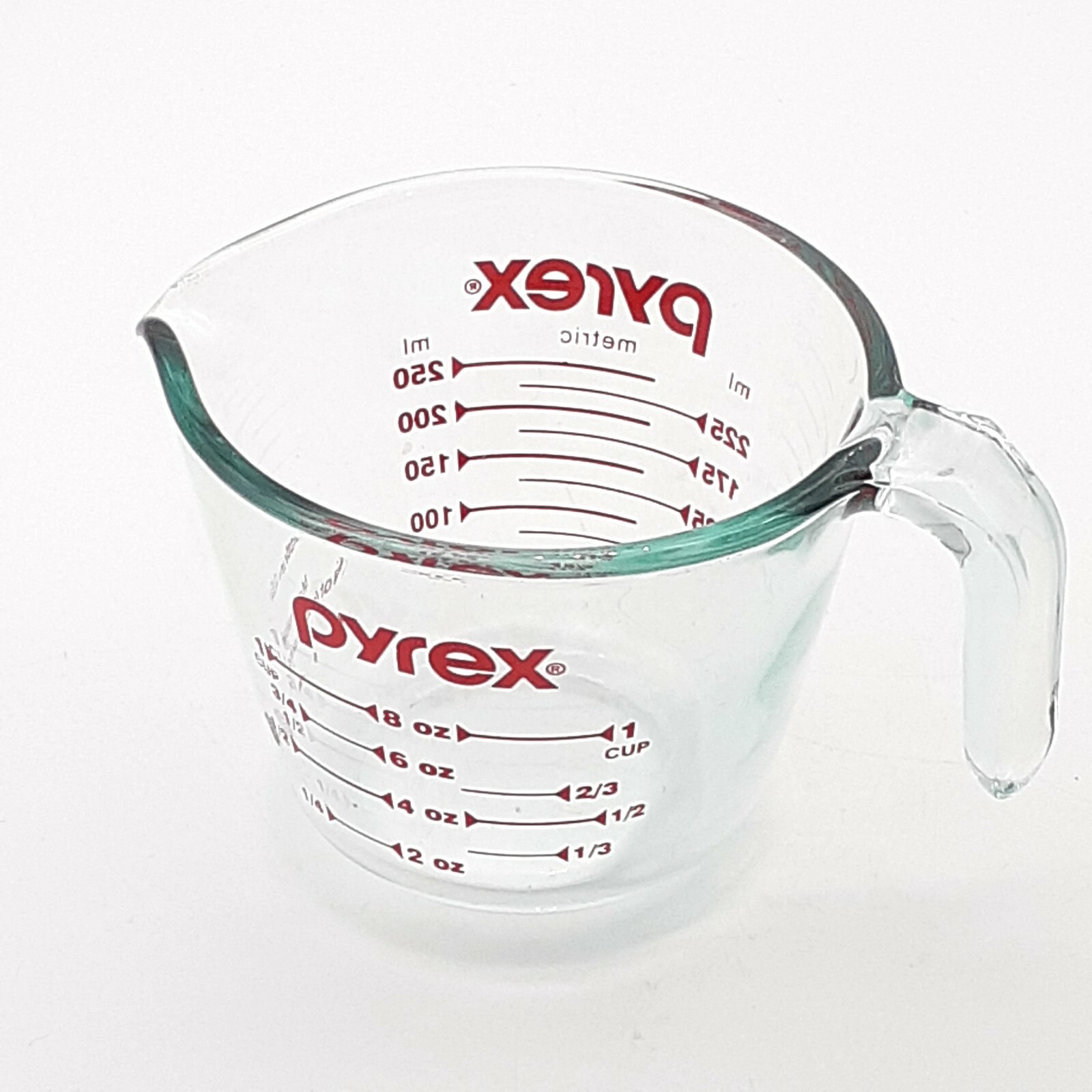 Pyrex 1 Cup 250 ml Heavy Glass Measuring Cup Microwavable Made in USA