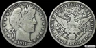 1911 Barber Half Dollar, Fine+ Condition, Silver, Free Shipping in USA, C6027