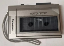 Panasonic RQ-350 Portable Auto Stop Cassette Recorder/Player in Silver